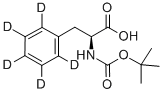 L-페닐-D5-알라닌-NT-BOC 구조식 이미지