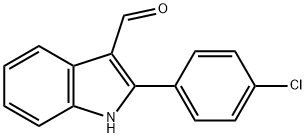 2-(4-CHLOROPHENYL)-1H-INDOLE-3-CARBALDEHYDE Structure
