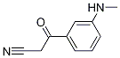 3-[3-(MethylaMino)phenyl]-3-oxopropanenitrile Structure