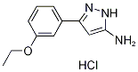 5-(3-Ethoxy-phenyl)-2H-pyrazol-3-ylaminehydrochloride 구조식 이미지