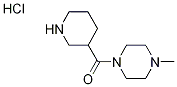 (4-Methyl-1-piperazinyl)(3-piperidinyl)methanonehydrochloride Structure
