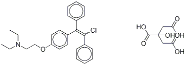 CloMiphene-d5 Citrate Structure