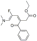 펜타-2,4-디엔카르복실산,2-벤조일-4-플루오로-5-디메틸아미노-,에틸에스테르 구조식 이미지