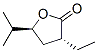 2(3H)-Furanone,3-ethyldihydro-5-(1-methylethyl)-,trans-(9CI) Structure