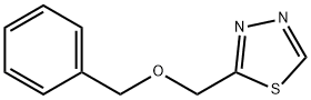 2-(benzyloxymethyl)-1,3,4-thiadiazole 구조식 이미지