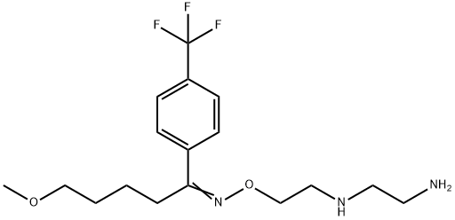 N-(Ethylamino) Fluvoxamine
 구조식 이미지