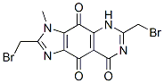 3H-Imidazo[4,5-g]quinazoline-4,8,9(5H)-trione,  2,6-bis(bromomethyl)-3-methyl-  (9CI) 구조식 이미지