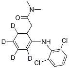 2-[(2,6-Dichlorophenyl)aMino]-N,N-diMethylbenzeneacetaMide-d4 Structure