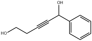 2-Pentyne-1,5-diol, 1-phenyl- Structure