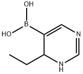 6-에틸-1,6-디히드로피리미딘-5-일보론산 구조식 이미지
