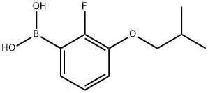 2-Fluoro-3-isobutoxyphenylboronic acid Structure