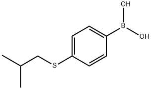 4-(Isobutylthio)phenylboronic acid Structure