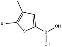 5-브로모-4-메틸티오펜-2-보론산 구조식 이미지
