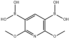 2,6-Dimethoxypyridine-3,5-diboronic acid Structure