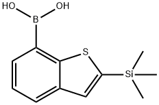 2-(Trimethylsilyl)benzo[b]thiophen-7-ylboronic acid Structure