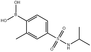 4-(N-Isopropylsulfamoyl)-2-methylphenylboronic acid Structure