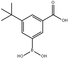 3-бороно-5-трет-бутилбензойная кислота структурированное изображение