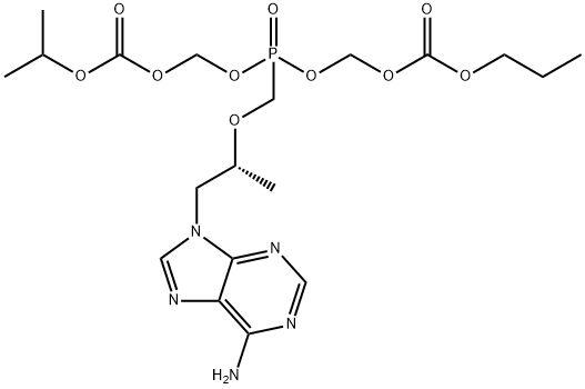 nPOC-POC Tenofovir (Mixture of DiastereoMers) Structure