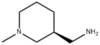 3-Piperidinemethanamine, 1-methyl-, (3S)- Structure