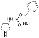 S-3-CBZ-AMINO PYRROLIDINE-HCl Structure