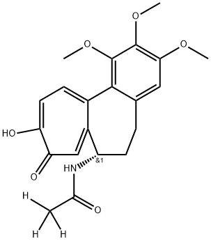 COLCHICEINE-D3 구조식 이미지