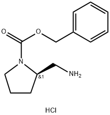 R-1-CBZ-2-aMinoMethyl pyrrolidine-HCl Structure