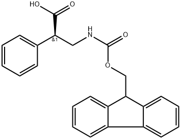 FMoc-(R)-3-aMino-2-phenylpropanoic acid Structure