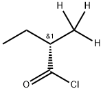 (R)-2-Methylbutyric Acid Chloride-d3 Structure