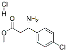 (S)-Methyl 3-aMino-3-(4-chlorophenyl)propanoate HCl Structure