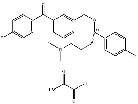 (S)-Citalopram Fluorophenylmethanone Oxalate Impurity Structure