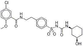rac cis-3-Hydroxy Glyburide-d3,13C Structure