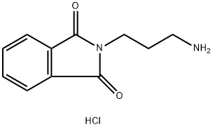2-(3-AMINOPROPYL)-1H-ISOINDOLE-1,3(2H)-DIONE, HCL SALT 구조식 이미지