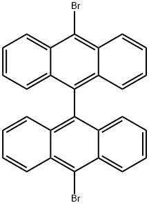 10,10'-Dibromo-9,9'-bianthryl 구조식 이미지