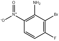 2-Bromo-3-fluoro-6-nitroaniline 97% Structure