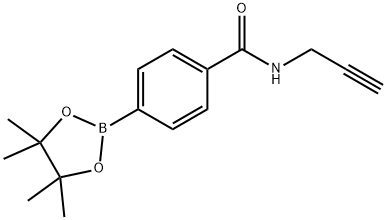 4-(Propargylaminocarbonyl)phenylboronicacidpinacol에스테르 구조식 이미지