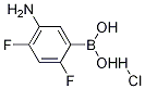 5-Amino-2,4-difluorophenylboronic acid, HCl Structure