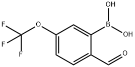 2-Formyl-5-(trifluoromethoxy)phenylboronic acid 구조식 이미지