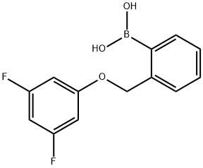 2-[(3μ,5μ-Difluorophenoxy)methyl]phenylboronic  acid 구조식 이미지