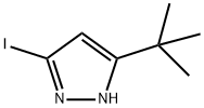 3-tert-Butyl-5-iodo-1H-pyrazole Structure