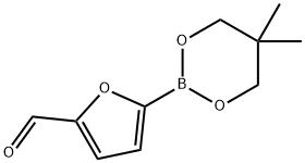 5-포르밀푸란-2-보론산,네오펜틸글리콜에스테르 구조식 이미지