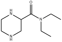 2-Piperazinecarboxamide,N,N-diethyl-(9CI) Structure