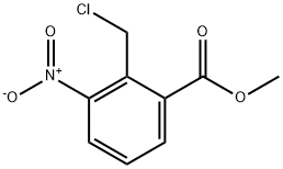 Methyl 2-(chloromethyl)-3-nitrobenzoate 구조식 이미지