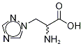 rac 3-(1,2,4-Triazol-1-yl)-L-alanine-15N,d2 구조식 이미지