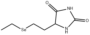5-[2-(Ethylseleno)ethyl]hydantoin Structure