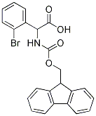 Fmoc-DL-(2-bromophenyl)glycine Structure
