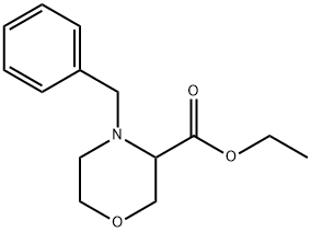 에틸4-벤질모르폴린-3-카르복실레이트 구조식 이미지