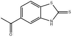 Ethanone, 1-(2,3-dihydro-2-thioxo-5-benzothiazolyl)- (9CI) 구조식 이미지