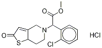 2-옥소클로피도그렐염산염(DiastereoMers의혼합물) 구조식 이미지