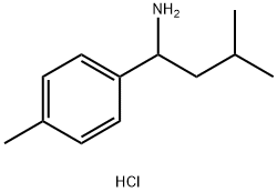 3-Methyl-1-p-tolyl-butylamine hydrochloride Structure