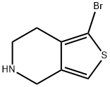 1-브로모-4,5,6,7-테트라히드로티에노[3,4-c]피리딘 구조식 이미지